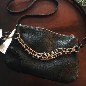 Black cross body purse